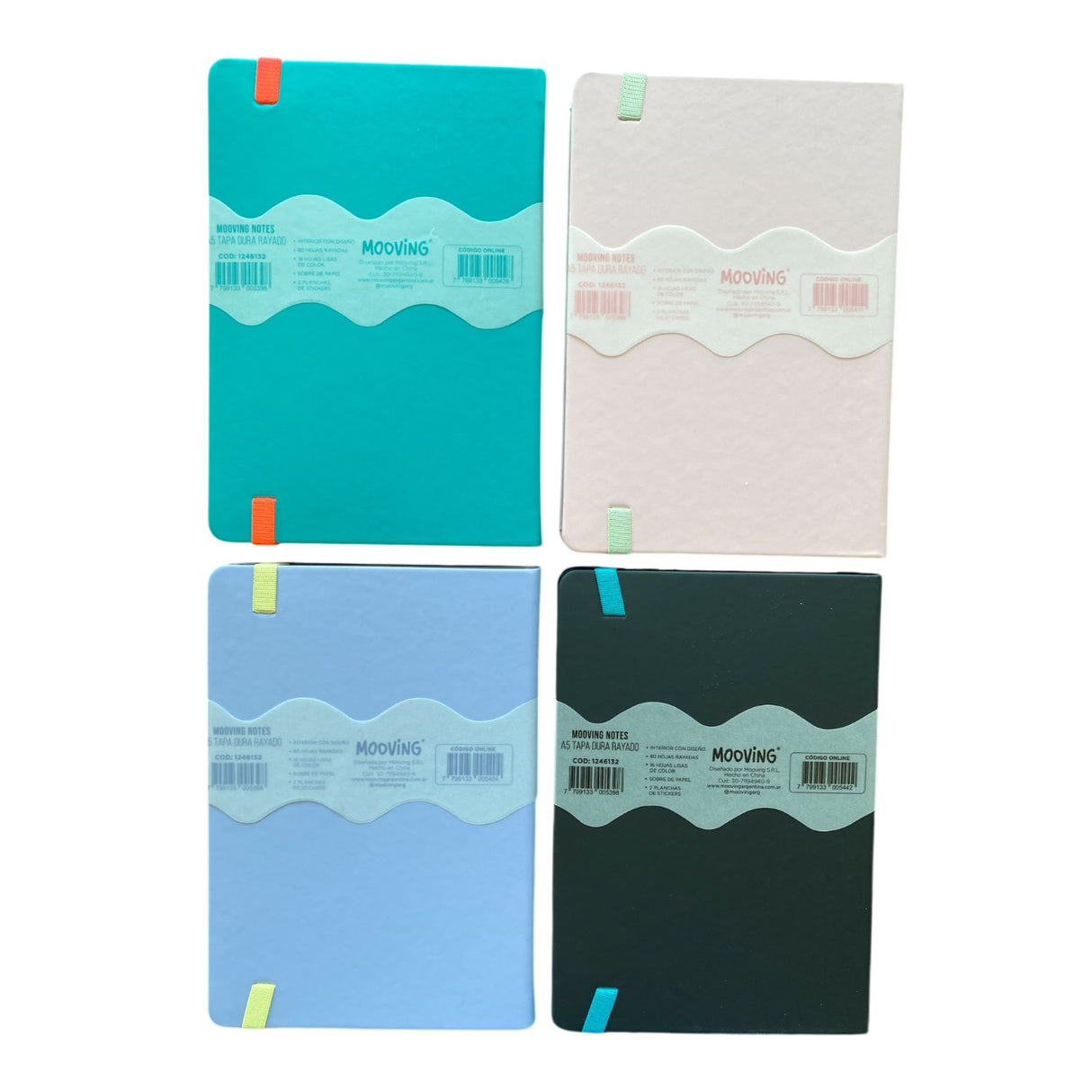 Mooving Notes - Libreta A5 Líneas