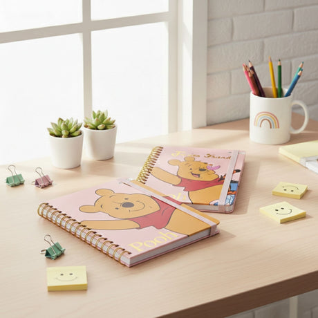 Mooving Notes - Libreta Espiral A5 Líneas Winnie The Pooh