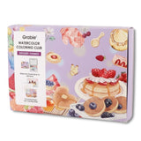 Grabie Coloring Club - Kit Acuarelas Dessert Libreta y Libro