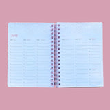 Mooving x Car Pintos - Agenda 2026 Semanal The Coloring Planner