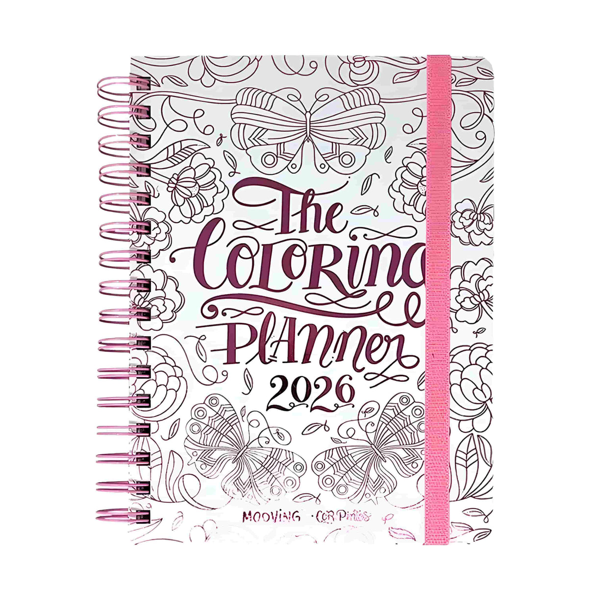 Mooving x Car Pintos - Agenda 2026 Semanal The Coloring Planner