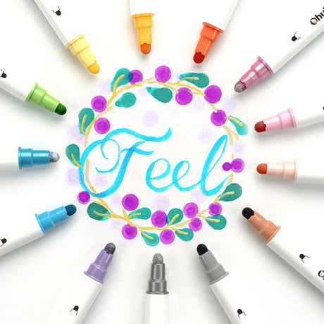 Ohuhu Kumimi - Set 24 Marcadores Journal Pens Doble Punta