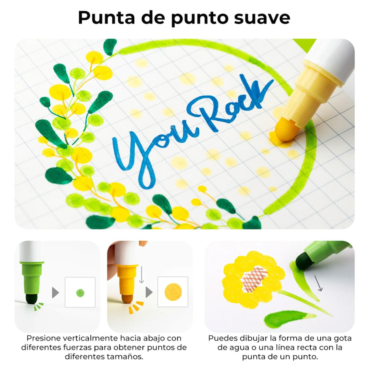 Ohuhu Kumimi - Set 24 Marcadores Journal Pens Doble Punta