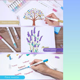 Ohuhu - Set 15 Marcadores Dot Pen Doble Punta