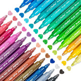 Ohuhu - Set 24 Marcadores Acrílicos Glitter 3 mm