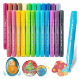 Ohuhu - Set 24 Marcadores Acrílicos Glitter 3 mm