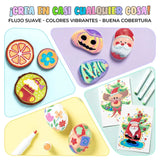 Ohuhu - Set 24 Marcadores Acrílicos Washable para Niños