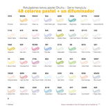 Ohuhu - Set 48 Marcadores al Alcohol Honolulu A Doble Punta Pastel Floreciente