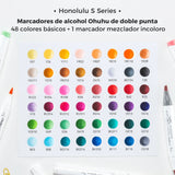 Ohuhu - Set 48 Marcadores al Alcohol Honolulu S
