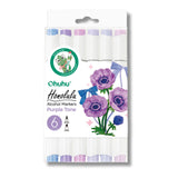 Ohuhu - Set 6 Marcadores al Alcohol Honolulu A Doble Punta Purple Tone