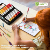 Ohuhu - Set 60 Marcadores a Base de Agua Pupe Doble Punta