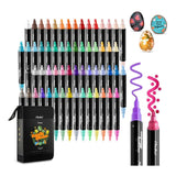Ohuhu - Set 60 Marcadores Acrílicos Kakaako Doble Punta