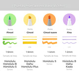 Ohuhu - Set 60 Marcadores al Alcohol Honolulu S