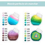 Ohuhu - Set 60 Marcadores al Alcohol Kaala Landscape Tones Fina y Biselada