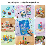 Ohuhu - Set 72 Marcadores Acrílicos Akaka Punta Pincel y Fina