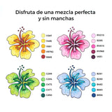 Ohuhu - Set 80 Marcadores al Alcohol Oahu Doble Punta