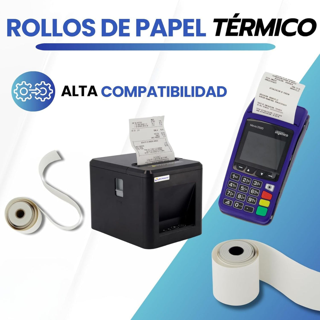 ThermalStar - Pack 10 Rollos Papel Térmico 80 m x 80 mm – Dibu Chile