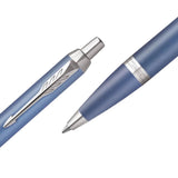 Parker - Bolígrafo IM Writing Rituals Tinta Azul, Punta M, Peaceful Blue