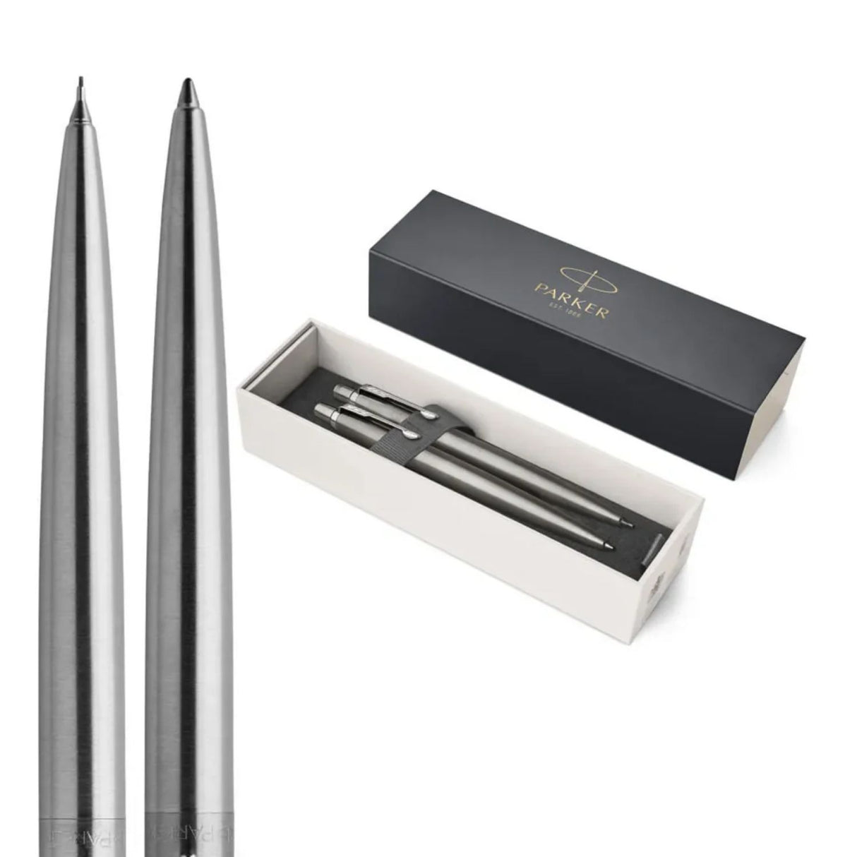 Parker - Kit Boligrafo y Portaminas Jotter Tinta Azul, Caja de Regalo