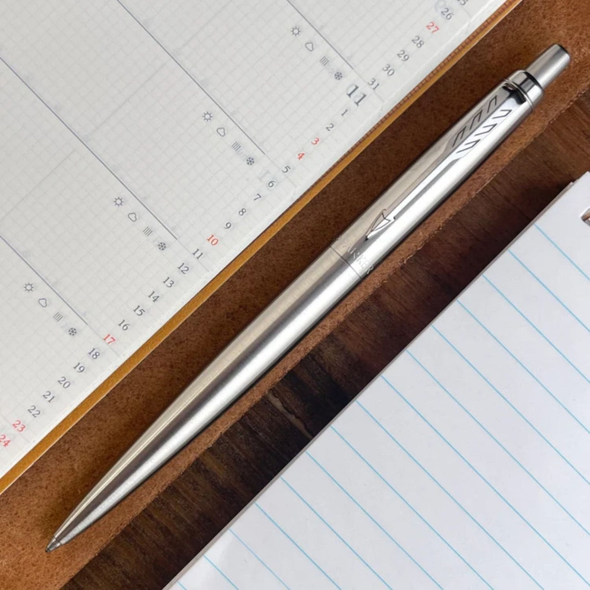 Parker - Kit Boligrafo y Portaminas Jotter Tinta Azul, Caja de Regalo