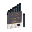 Parker - Pack 6 Cartuchos de Tinta para Pluma Quink Mini