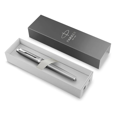 Parker - Pluma IM Writing Rituals Tinta Azul, Punta M, Calming Grey