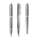 Parker - Pluma IM Writing Rituals Tinta Azul, Punta M, Calming Grey