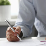 Parker - Pluma IM Writing Rituals Tinta Azul, Punta M, Calming Grey