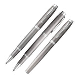 Parker - Rollerball IM Writing Rituals Tinta Azul, Punta F, Grey