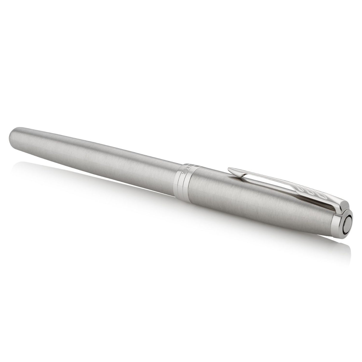 Parker Sonnet - Roller Stainless Steel Palladium Trim, Punta Media, Tinta Negra