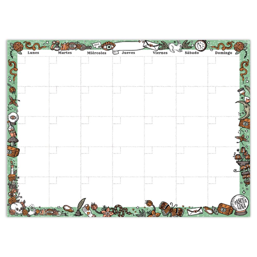 Pascualina - Planner Mensual