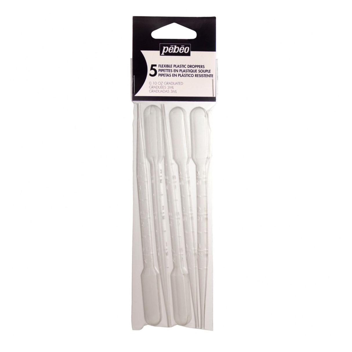 Pebeo - Set 5 Pipetas Plásticas