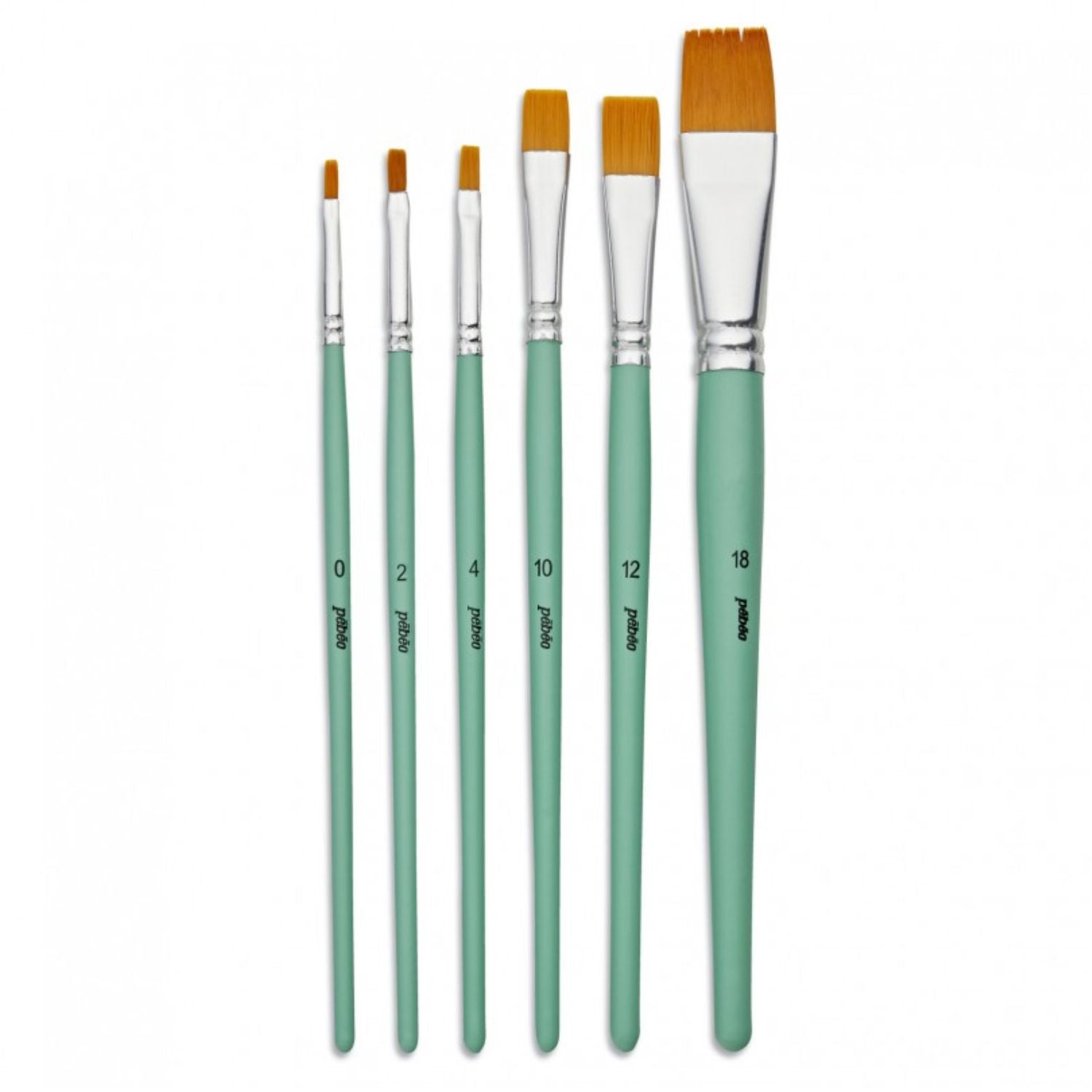 Pinceles Pebeo Acrílico Fluido Planos Set de 6 – Dibu Chile