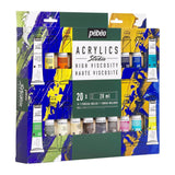 Pebeo Studio - Set 20 Acrílicos Tubos 20 ml