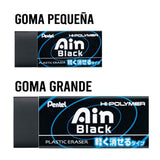 Pentel Ain Black - Goma Negra