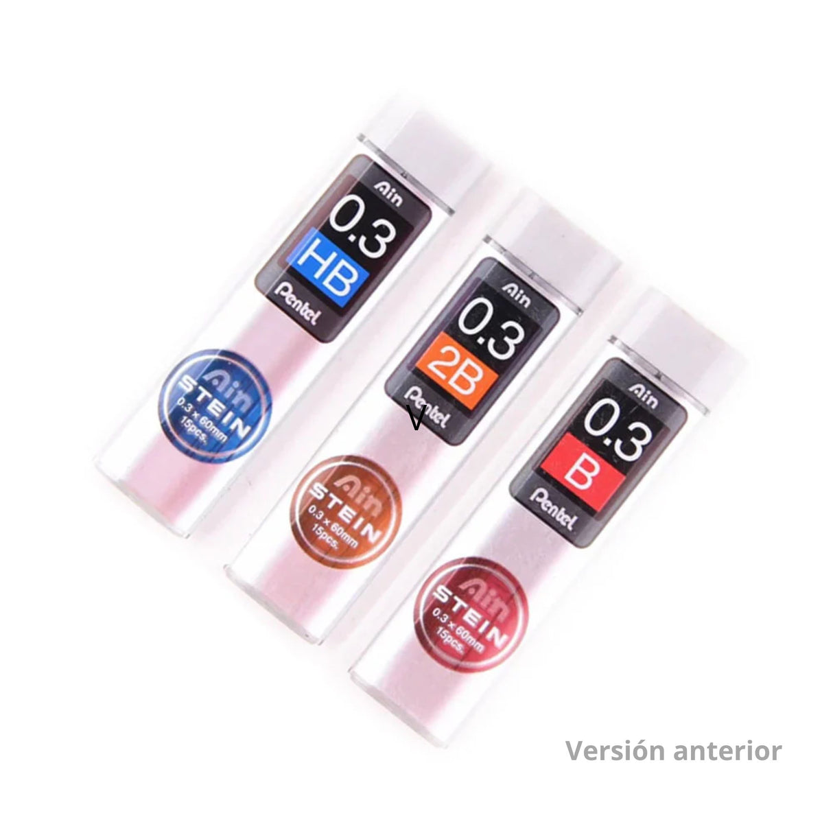 Pentel - Pack 15 Minas para Portaminas Ain Stein 0,3 mm