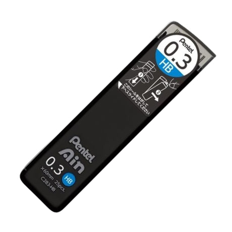 Pentel - Pack 15 Minas para Portaminas Ain Stein 0,3 mm