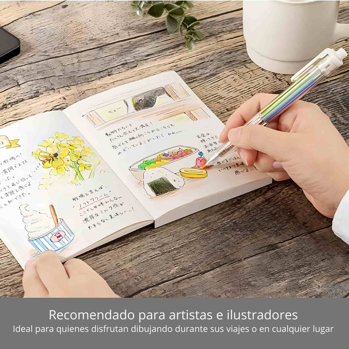 Pentel - Portaminas Art Multi 8 PH804 2.0 mm