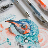 Pentel - Set 10 Lápices Gel Energel InFree 0,4 mm