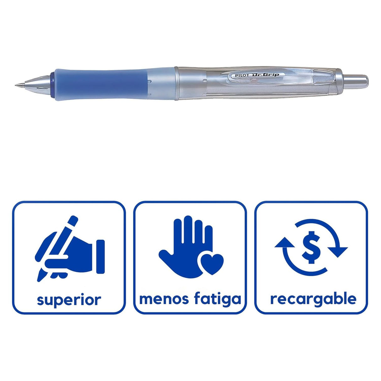 Pilot - Bolígrafo Dr Grip G Spec Flash Color Series Punta 07