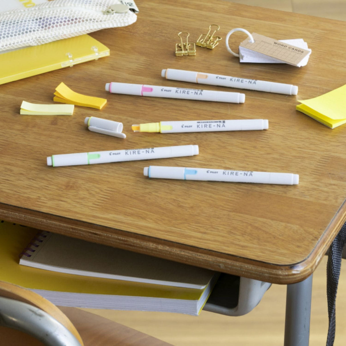 Pilot Kire-Na - Set 5 Destacadores Doble Punta Basic