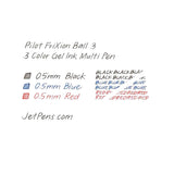 Pilot - Pack 3 Repuestos Lápiz Gel Frixion Ball Slim LFBTRF30EF3 Punta 05