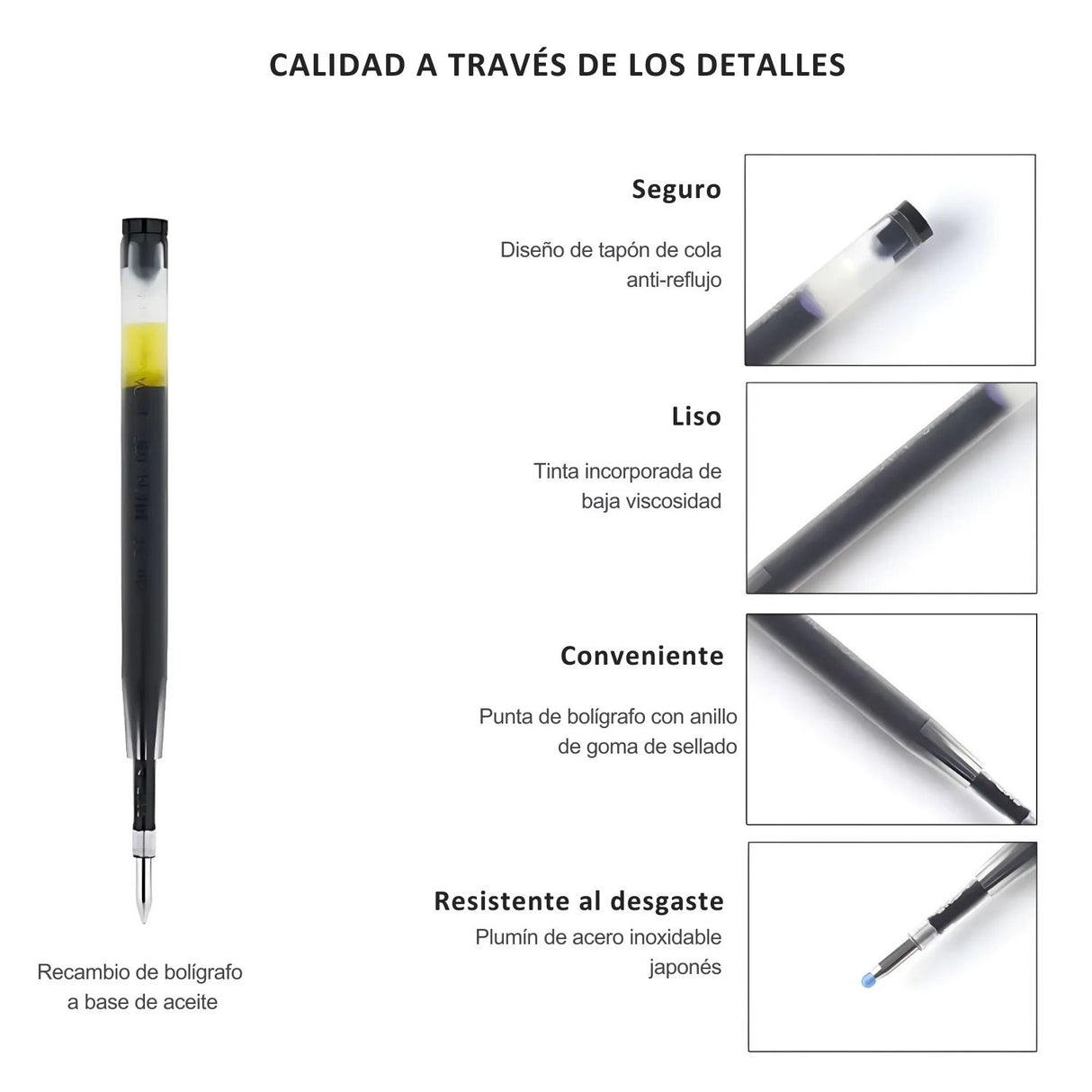 Pilot - Repuesto de Bolígrafo BRFN-10F 0,7 mm