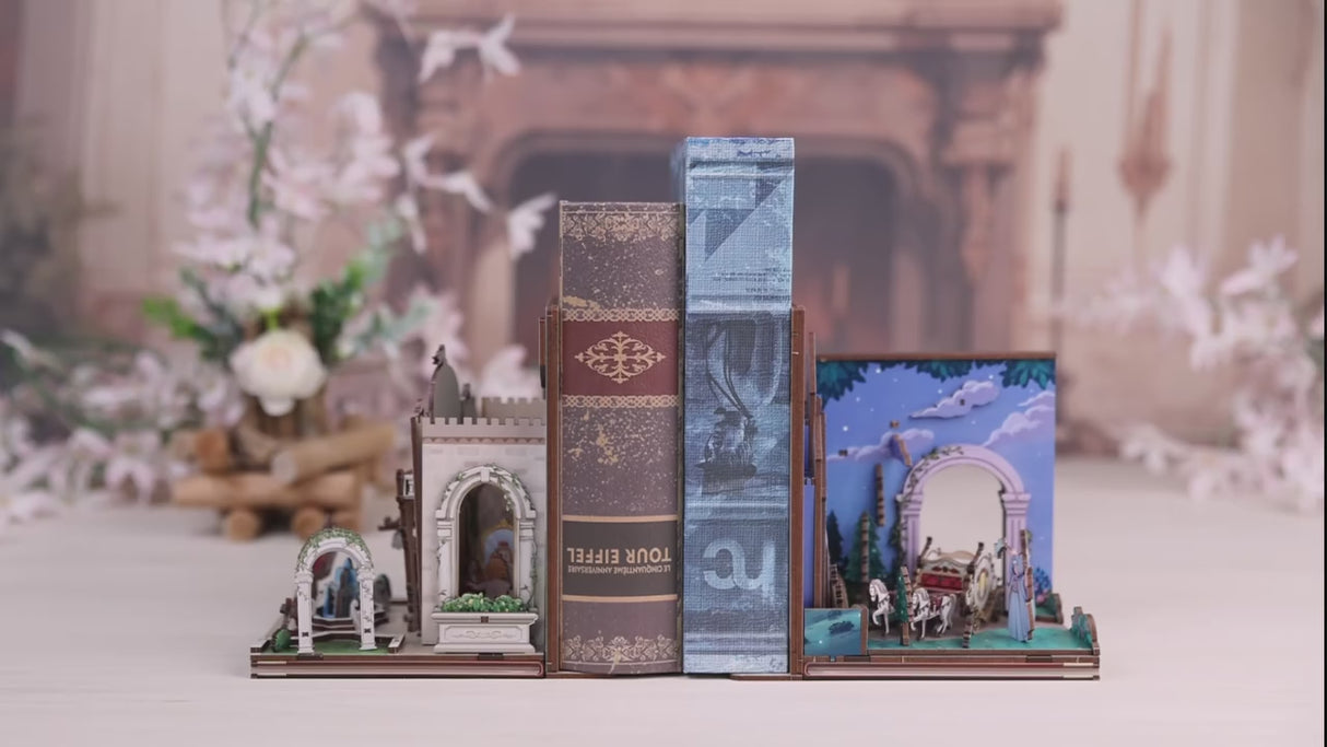 Cutebee - Separador de Libros Fairy Town Bookend IFT01
