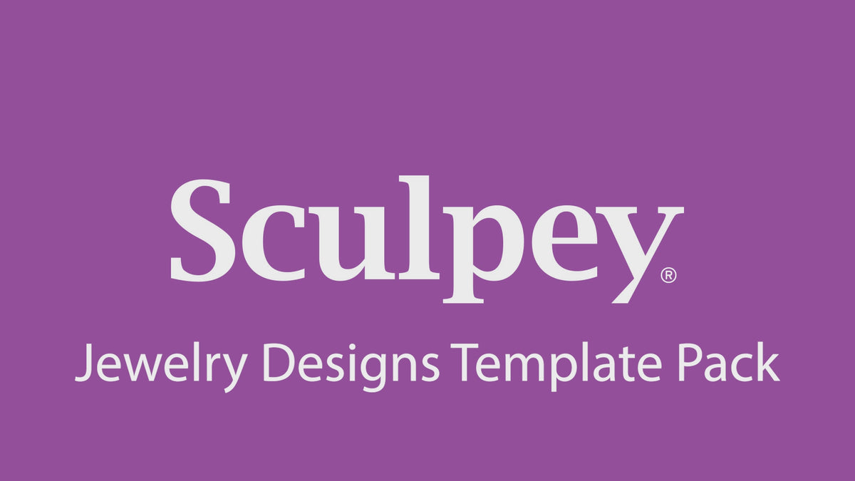 Sculpey Tools - Set 6 Plantillas de Diseño de Joyas Jewellery Design Template