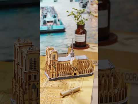 Rowood - Puzzle 3D de Madera Paris Cathedral
