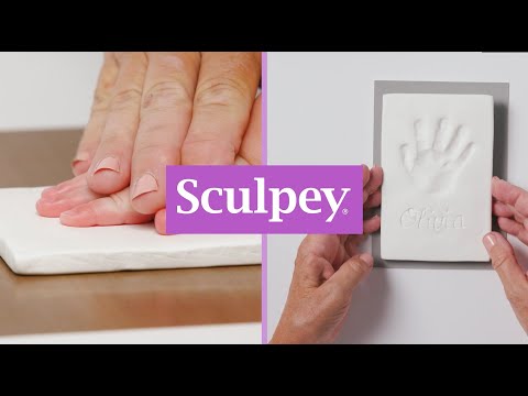 Sculpey Keepsake - Kit Arcilla Polimérica Impresión Huellas de Bebés A