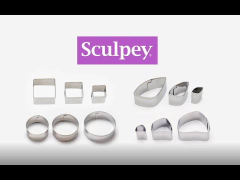 Sculpey Premo! - Set 6 Cortadores Graduados Gotas