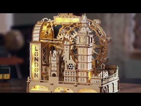 Rokr Amusing Table Game - Puzzle 3D Marble Travel London