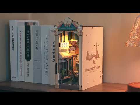 Rolife Booknook & Wonderland - Separador de Libros Romantic Venice